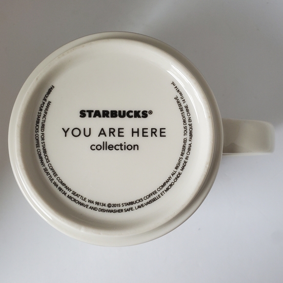 Starbucks 2015 Portland You Are Here Collection Ceramic Mug 14oz - Picture 7 of 9